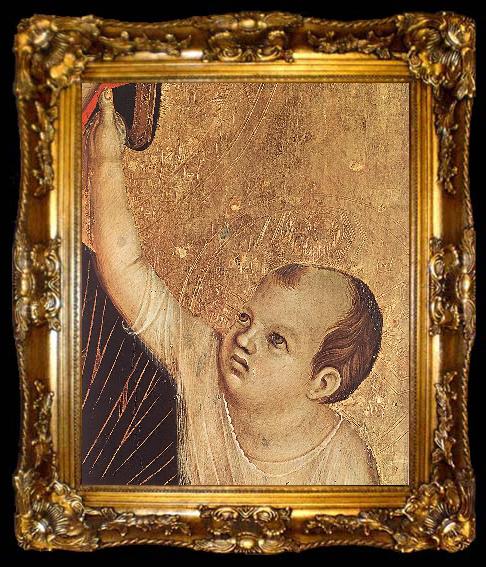 framed  Duccio di Buoninsegna Crevole Madonna (detail) sdg, ta009-2
